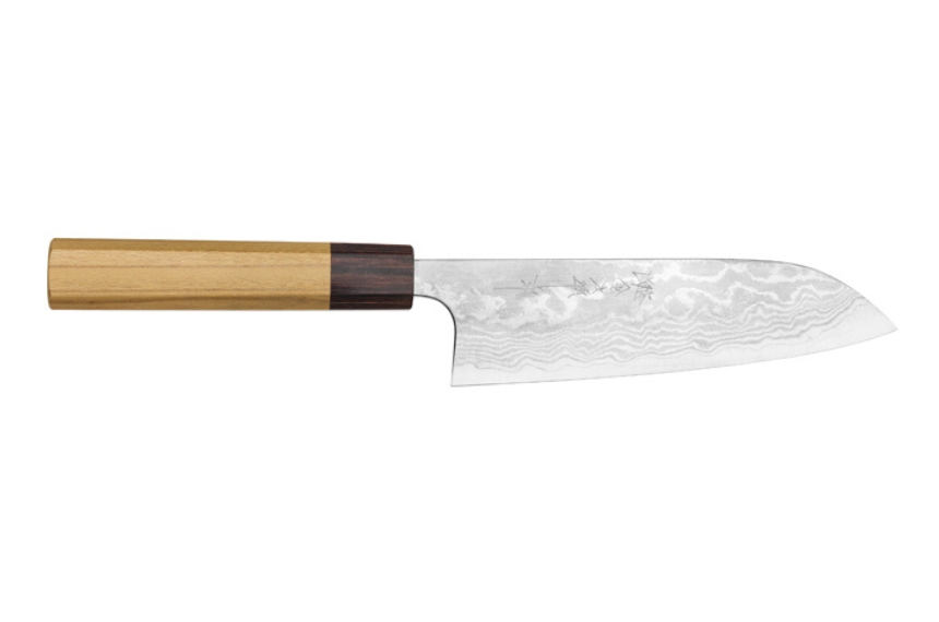 Couteau japonais artisanal de Yoshimi Kato - Couteau santoku 17 cm