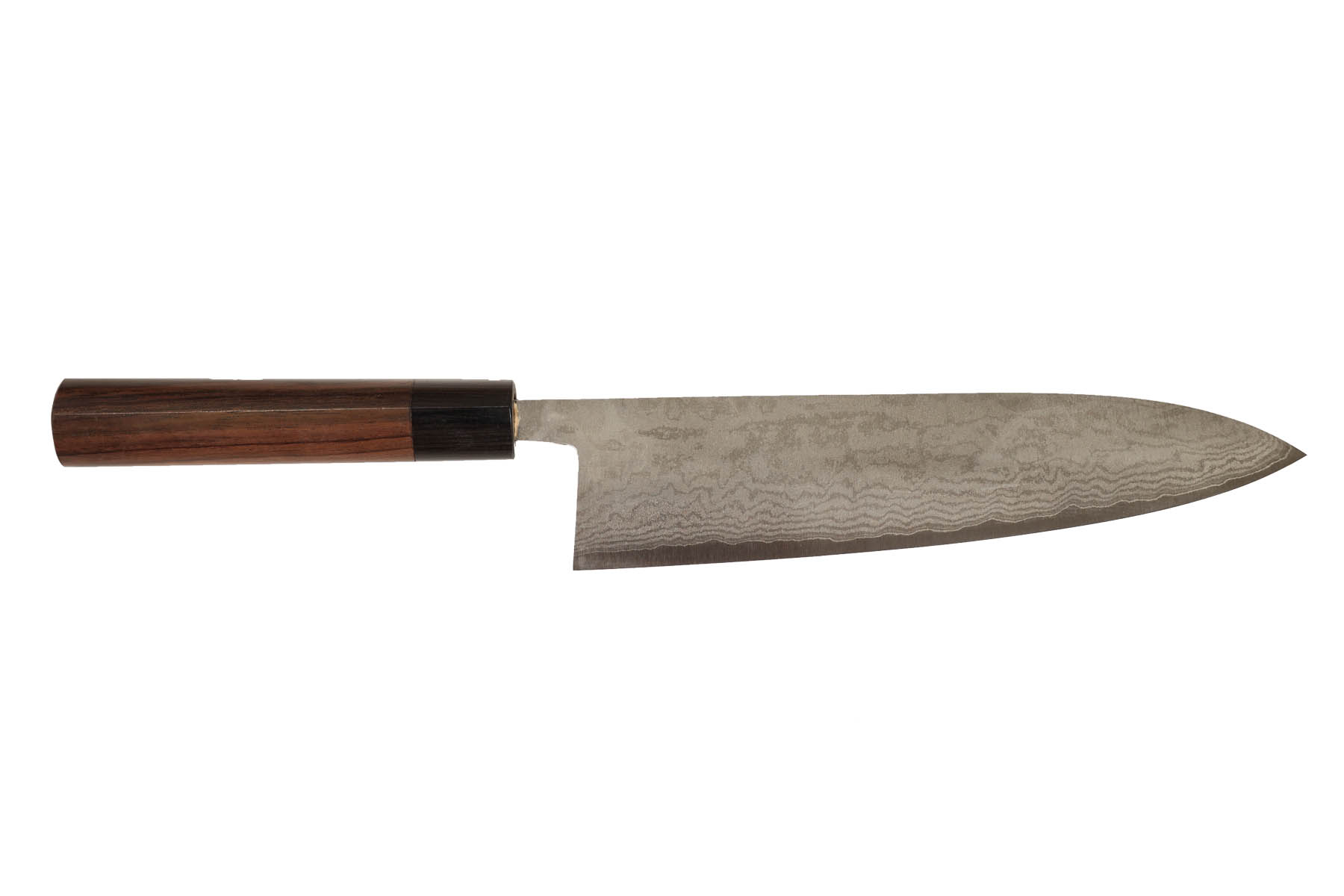 Couteau japonais artisanal de Shiro Kamo - Gyuto 23 cm
