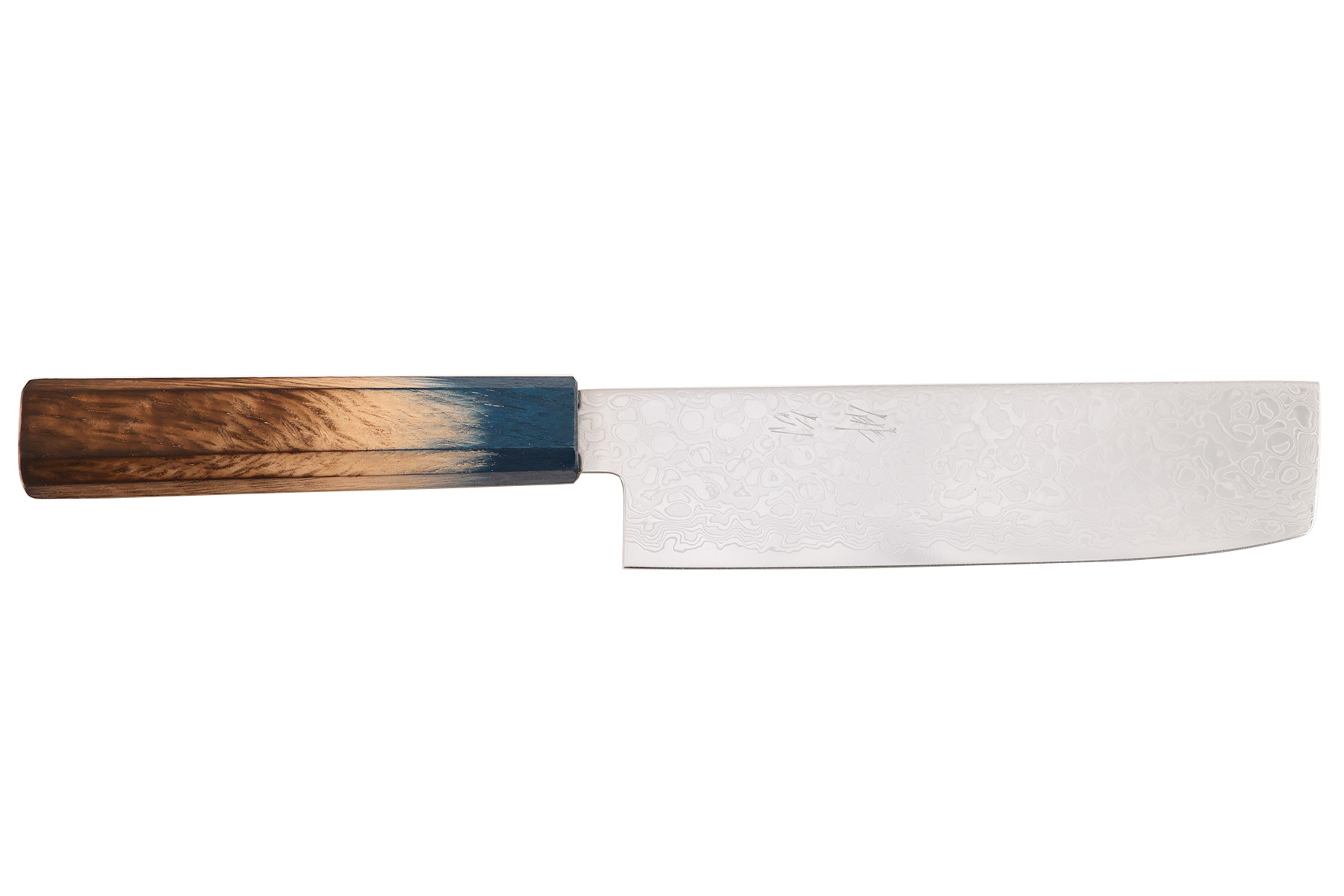 Couteau japonais Haiku damas Iwashi-Gumo Urushi - Couteau nakiri 16 cm