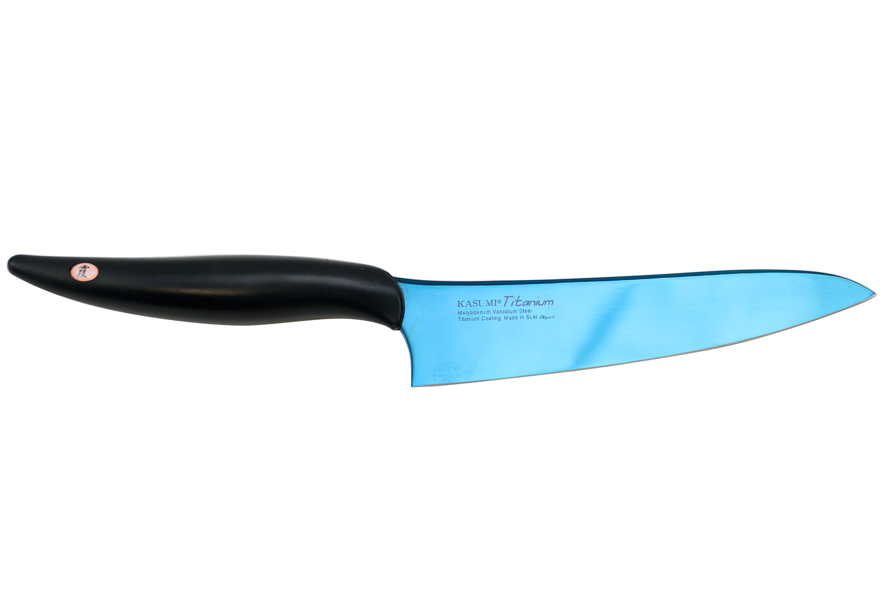 Couteau japonais Kasumi Titanium bleu - Couteau de chef 13 cm