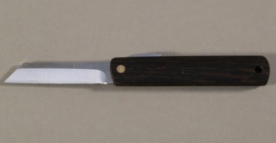 Couteau pliant japonais Higonokami de Junpei Makkari wengé - 6 cm